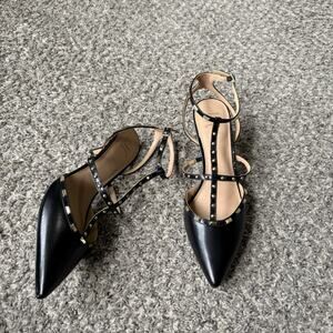 INC international concepts CARMA Heels Black Pointed Toe Stiletto Size 11 NEW
